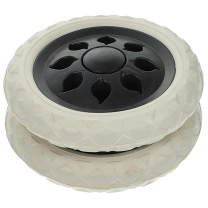 Lurrose 4 Pcs Shopping Cart Trolley Caster Wheels  Heavy Duty Suite to Rotate Stroller Industrial  Board