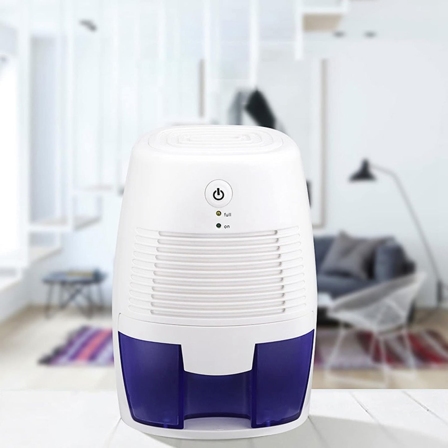 500ML Small Home Dehumidifier Low Noise Power  Saving Mini Household Dehumidifier with Removable  Water Tank