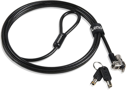 Lenovo 4XE0N80914 Kensington MicroSaver 2.0 Cable  Lock Black Carbon Steel 6' For Laptop