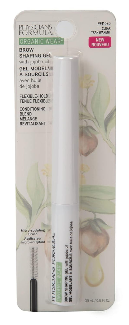 Physicians Formula Organic Wear Brow Shaping Gel, Clear