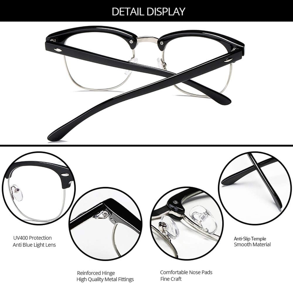 LNTICB® Blue Light Blocking Glasses Computer Reading Glasses Retr