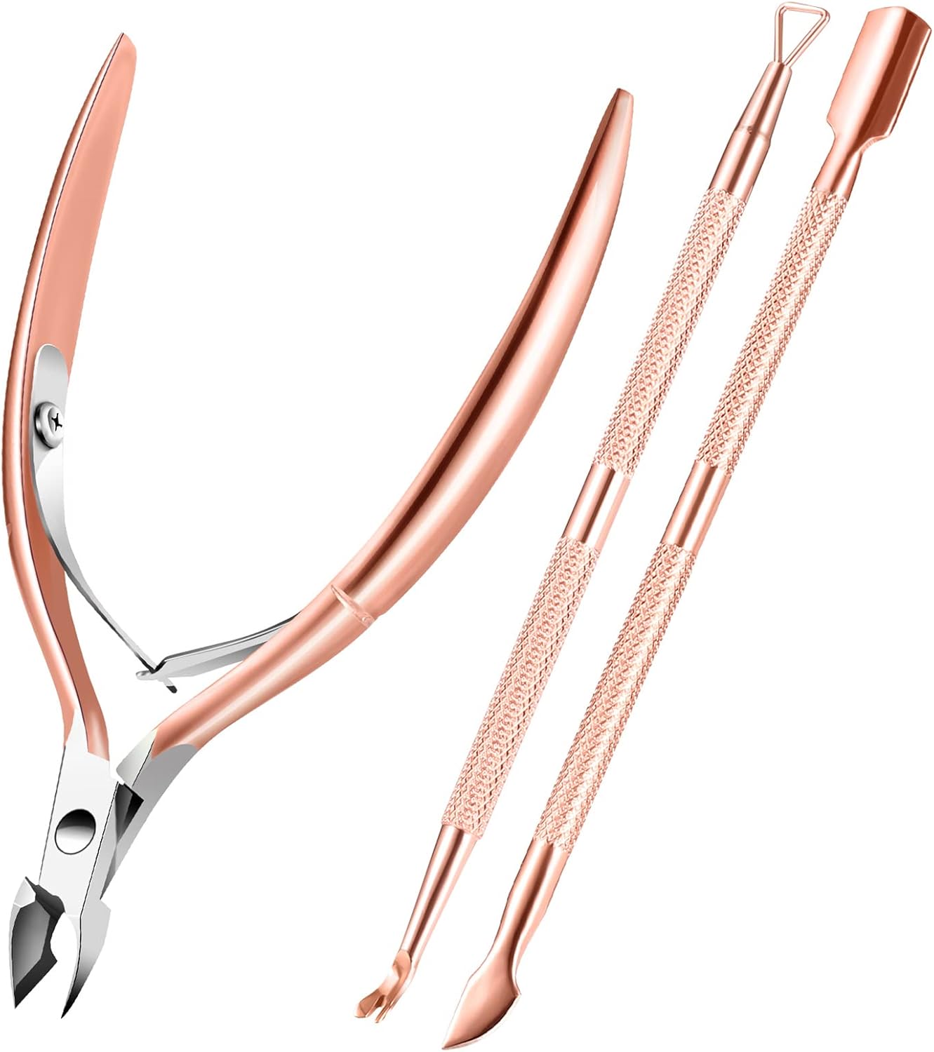 Cuticle Trimmer with Cuticle Pusher, XUNXMAS Cuticle Remover Cutter Nipper