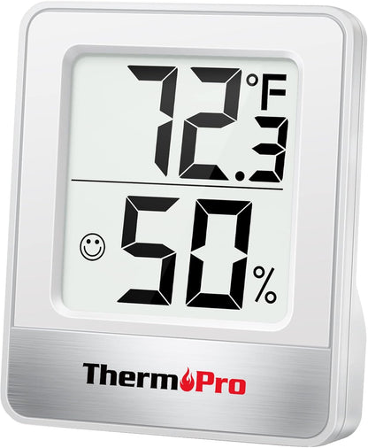 ThermoPro TP49BW Digital Hygrometer Indoor Thermometer