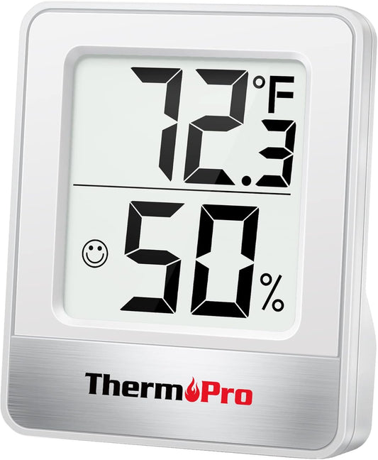 ThermoPro TP49BW Digital Hygrometer Indoor Thermometer