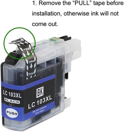 Ptone Cartridges LC103 XL, 10 Pack