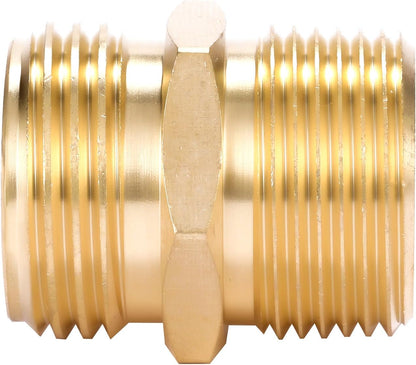 3/4 npt to Garden Hose Adapter,3/4” GHT Male to 3/4” NPT Male Connector, Br