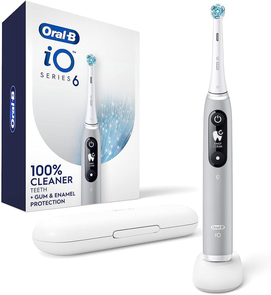 Procter & Gamble iOM6.1A6.1K Oral-B iO Series 6 Electric Toothbrush with Brush Head, Gray Opal
