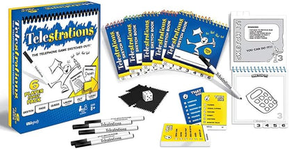 Usaopoly Telestrations 6-Player Family Pack Game for 4-6 Players