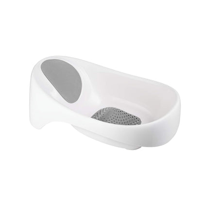 Boon Soak 3-Stage Non-Slip Newborn to Toddler Baby Bath Seat for Sink, Gray