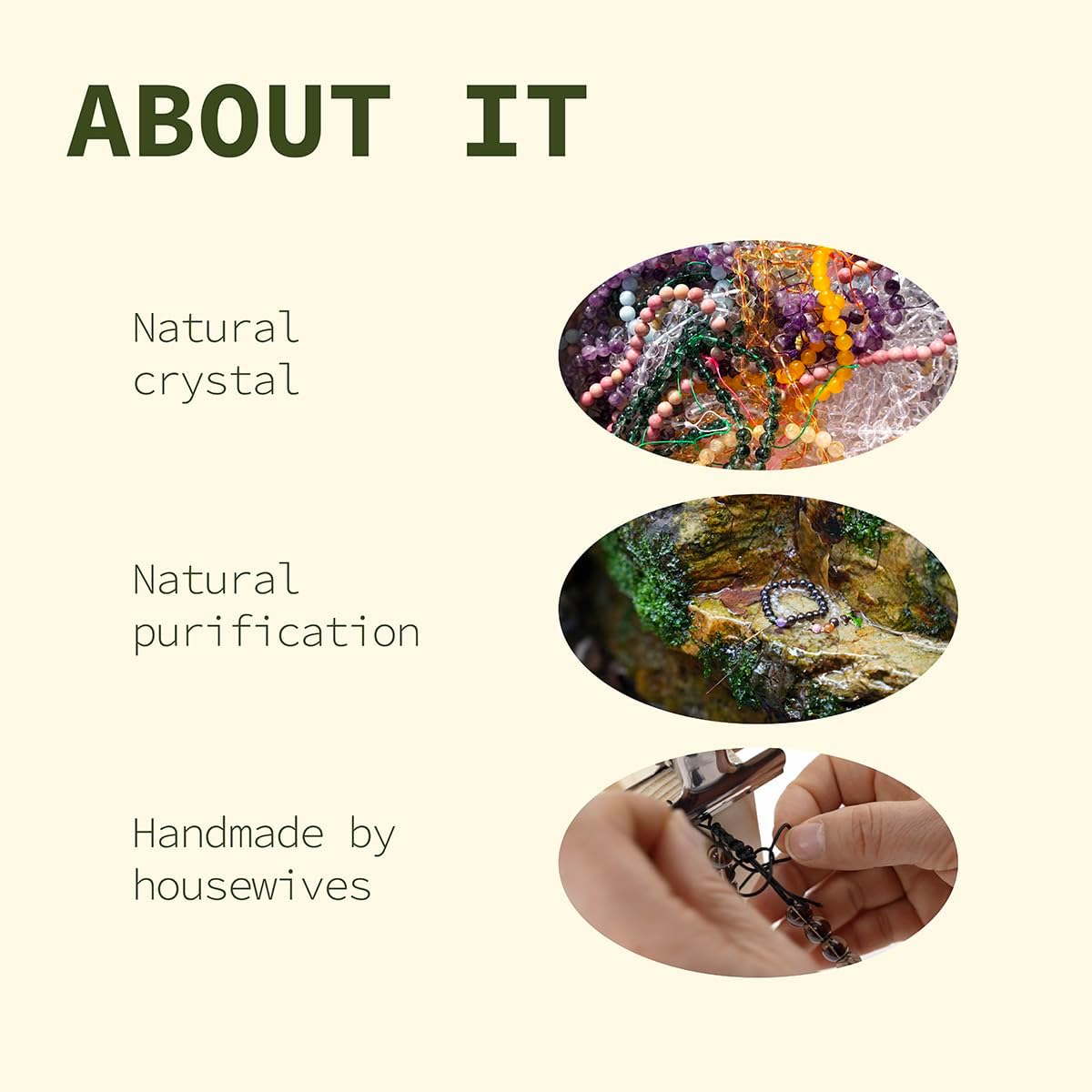 Moregut Handmade Healing Crystal Bracelet for Women - Zodiac Beads Gemstone