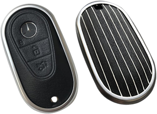 Compatible with Mercedes Benz Key case Key fob Cover Real Wood Ve