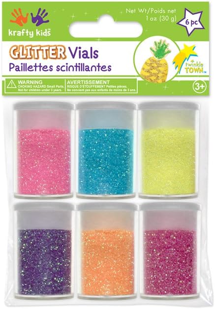 Krafty Kids Twinkle Town Glitter Vials