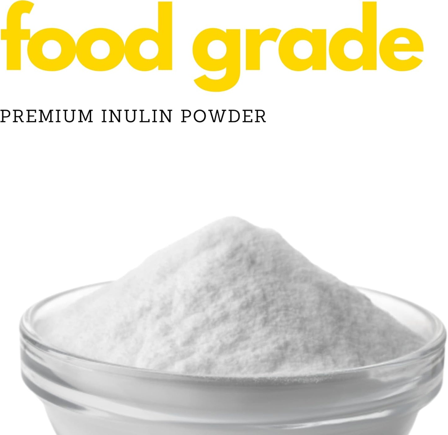 Organic Inulin Powder (227g) by Elo's Premium| 100% Food Grade In