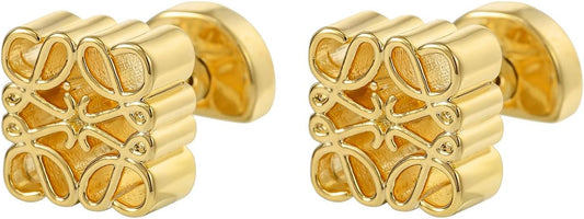 18KGold Retro French Earrings For Women'S High-End Light Luxury N