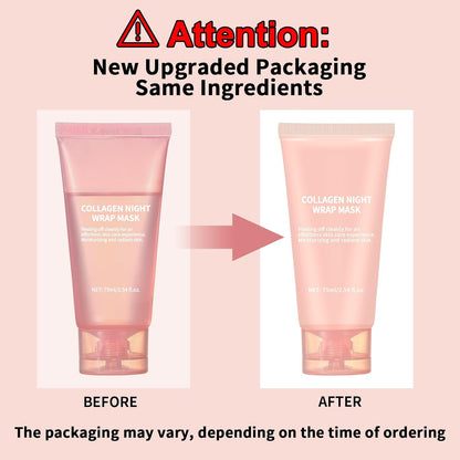Collagen Night Wrapping Mask Peel-Off Overnight Collagen Face Mas