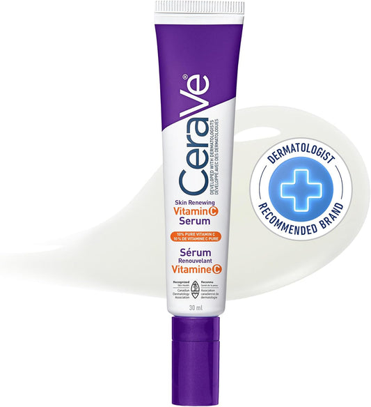 CeraVe Skin Renewing Vitamin C Serum with 10% Pure VITAMIN C for Face With
