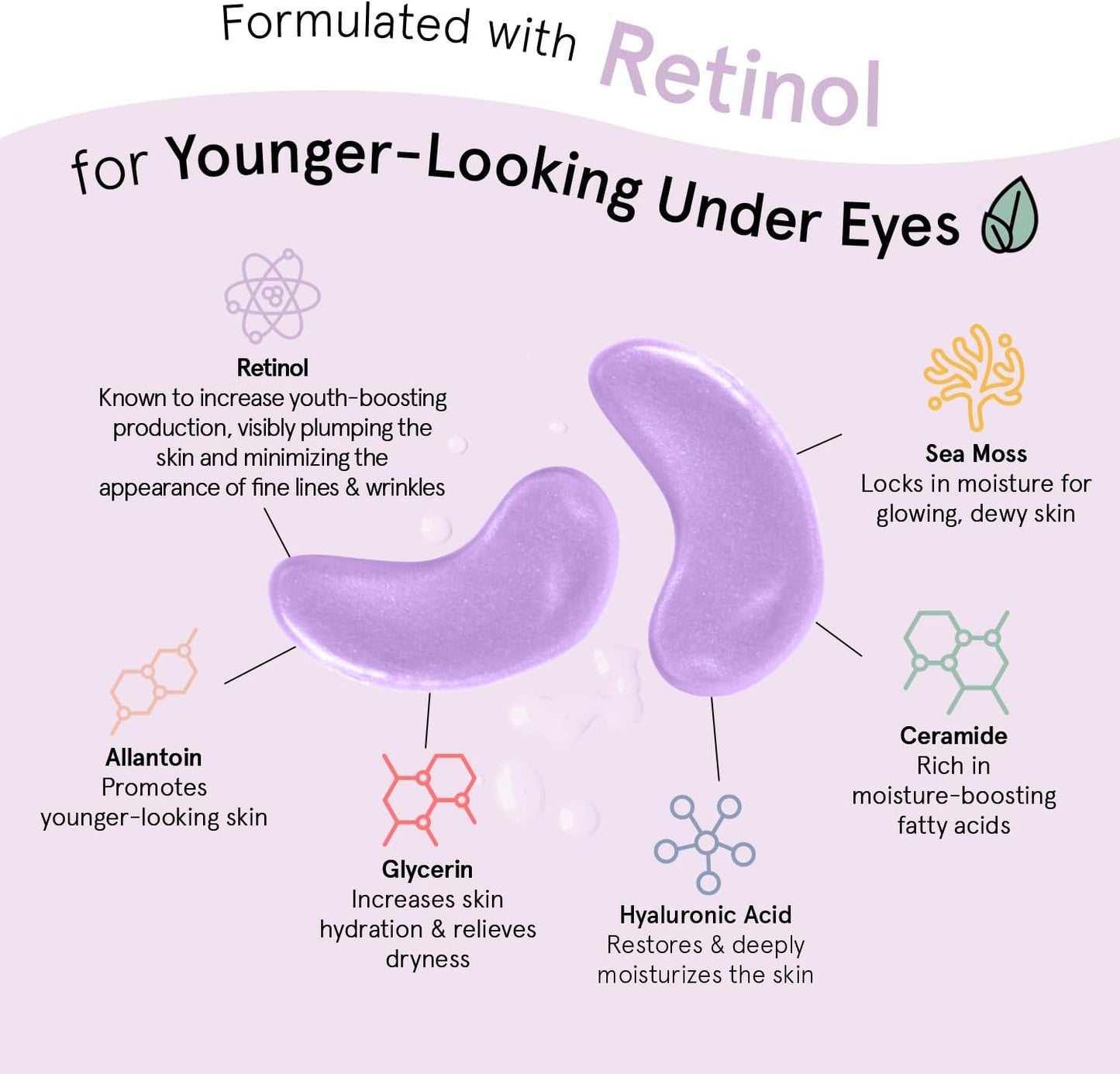 grace & stella Under Eye Masks With Retinol - Revitalizing Under