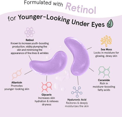 grace & stella Under Eye Masks With Retinol - Revitalizing Under