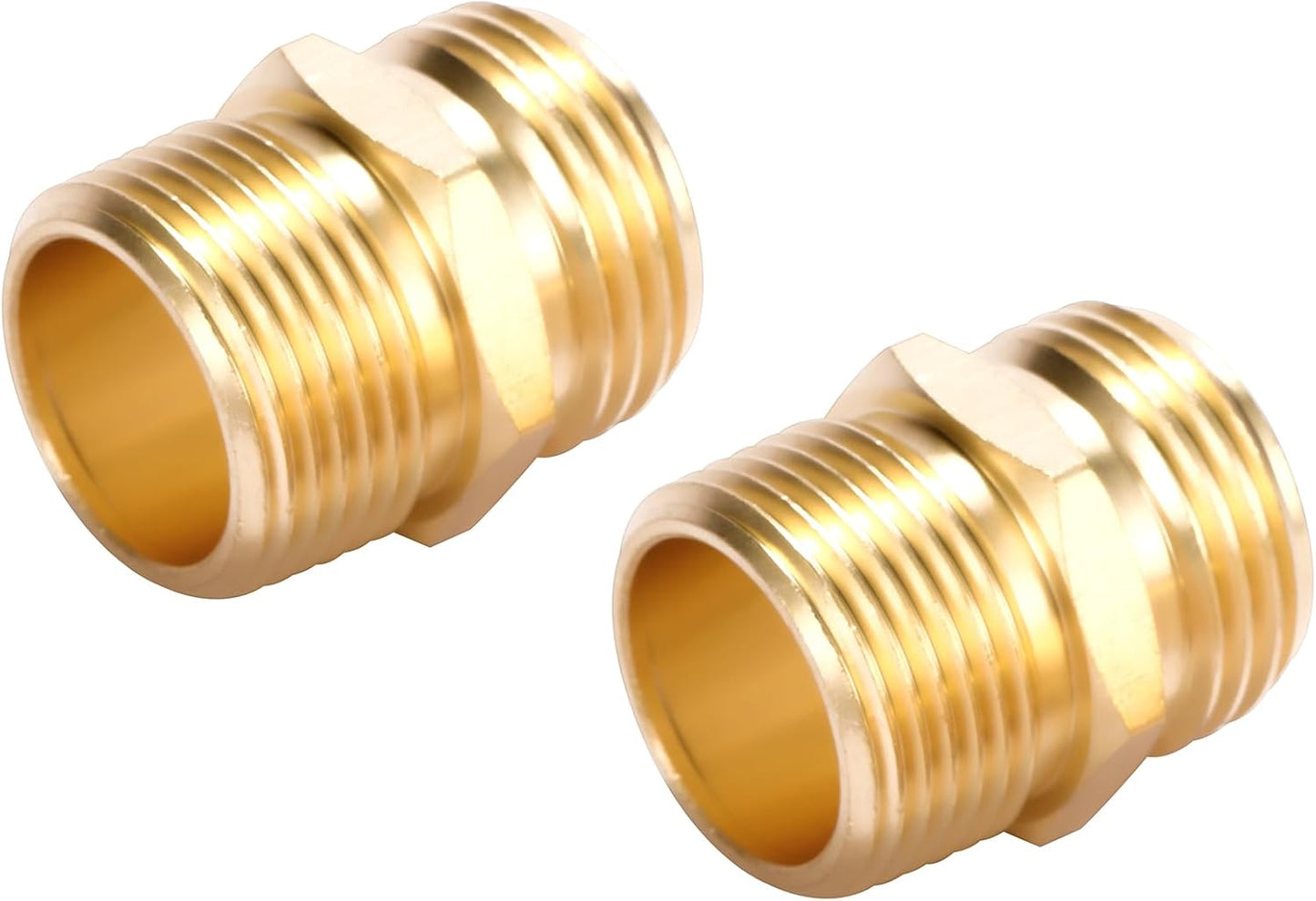 3/4 npt to Garden Hose Adapter,3/4” GHT Male to 3/4” NPT Male Connector, Br
