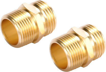 3/4 npt to Garden Hose Adapter,3/4” GHT Male to 3/4” NPT Male Connector, Br