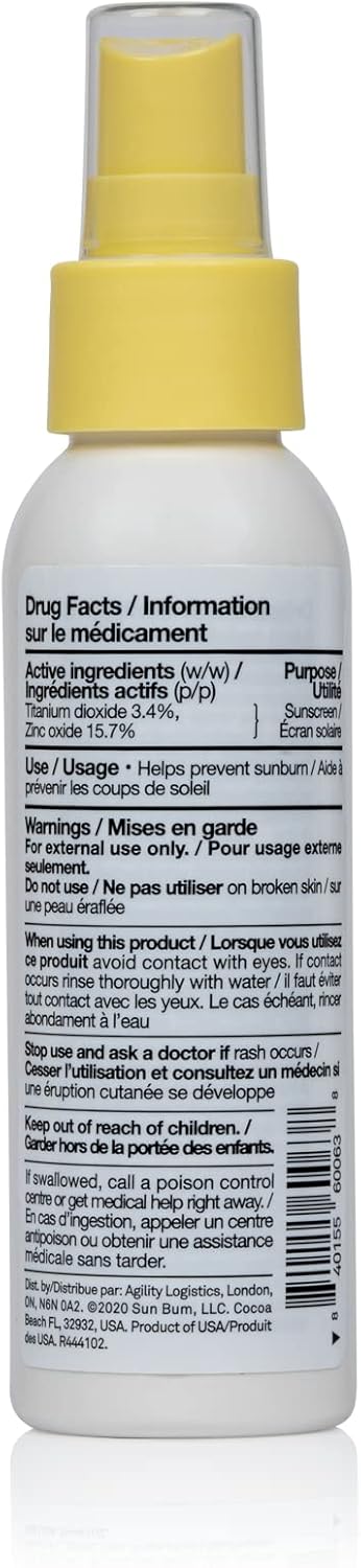 Sun Bum Baby Bum SPF 50 Sunscreen Spray - Mineral UVA/UVB Face &