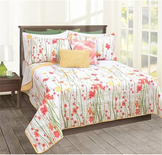 Safdie & Co. 60115.3K.20 Adalia Collection 3 Piece Quilt Set, King
