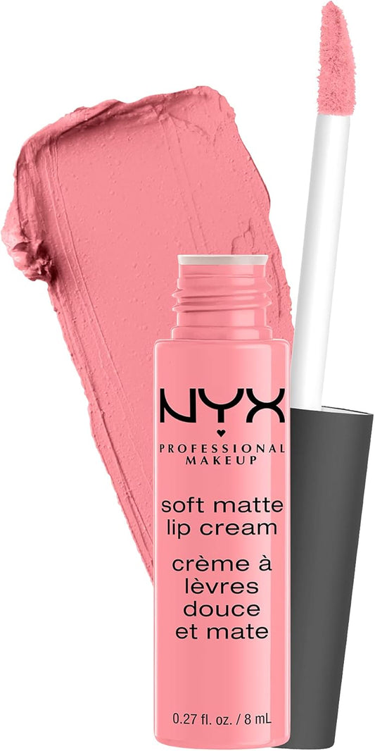 NYX PROFESSIONAL MAKEUP Soft Matte Lip Cream, High-Pigmented Liqu