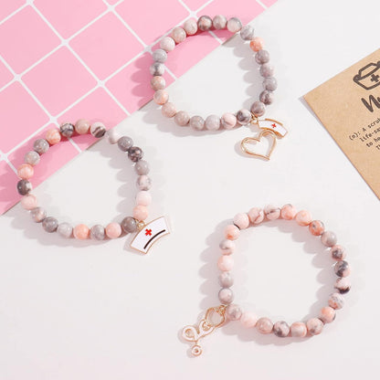 Nurse Gifts for Women Nurse Appreciation Bracelet Gifts Natural Stone Nurse