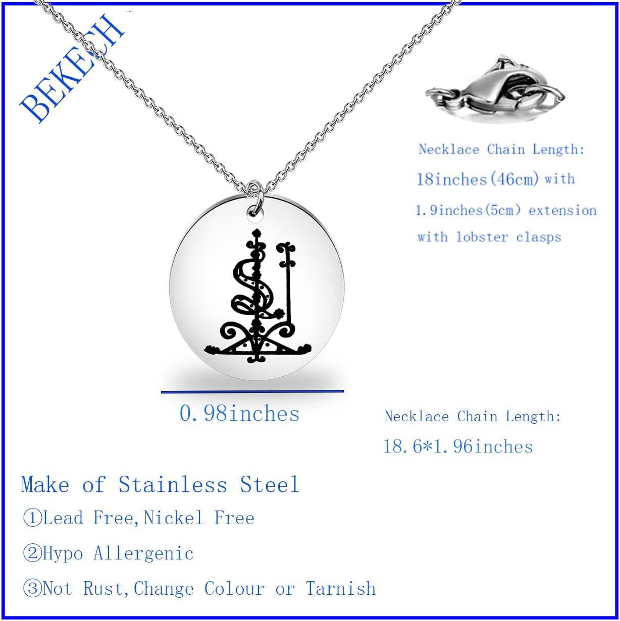 BEKECH Papa Loko Atissou Pendant Necklace Gift Master Secrets Vev