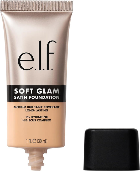 e.l.f. Cosmetics Soft Glam Satin Foundation, Hibiscus complex. 30 ml, 23 Light Cool