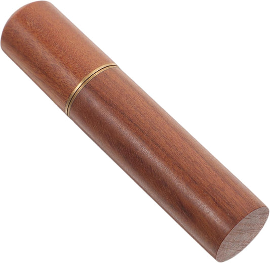 Luxshiny Match Storage Tube for Camping Portable Wooden Match Hol