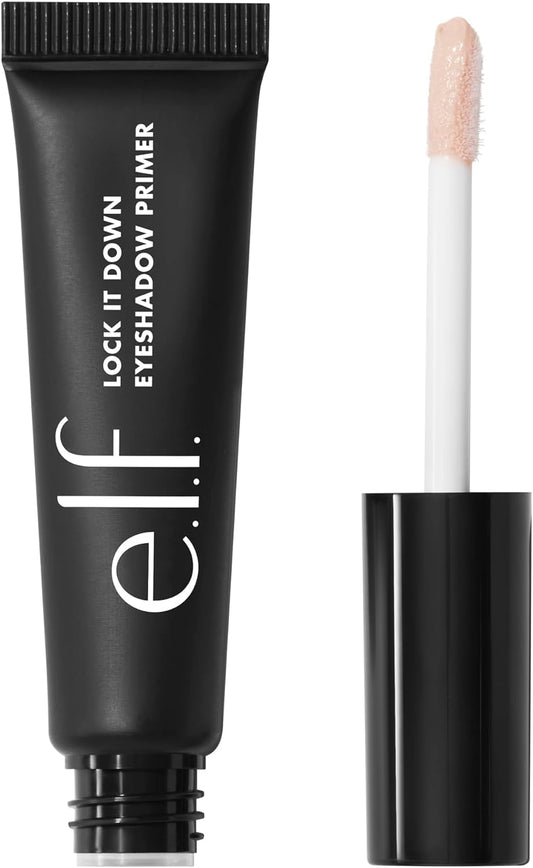 e.l.f. Lock It Down Eyeshadow Primer, Smooth, Creamy Primer For Long-Lastin
