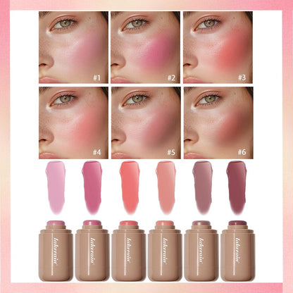 Cream Blush stick, Natural-Looking Matte Finish (#4 Neutal Peach, 1 PC)