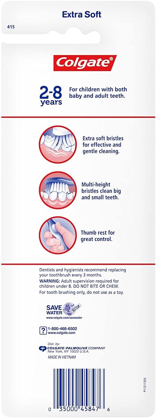 Colgate Kids Extra Soft Toothbrush Value Pack, Ocean Explorer - 4