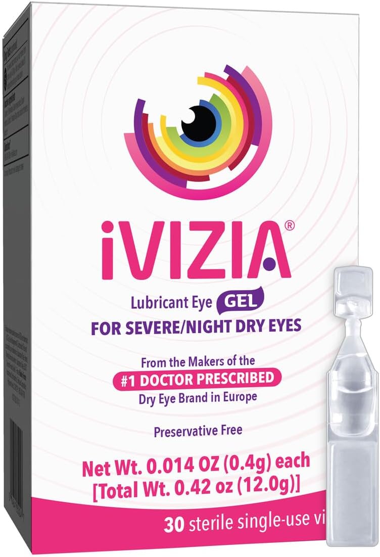 iVIZIA Lubricant Eye Gel for Severe and Nighttime Dry Eye Relief,