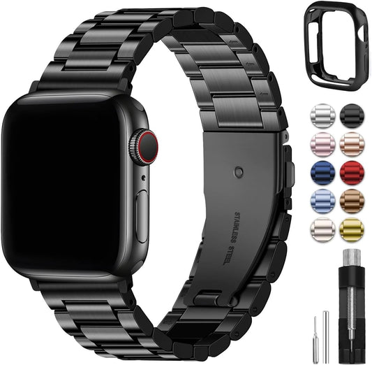 Fullmosa Compatible with Apple Watch Band Series 10 42mm, Stainle