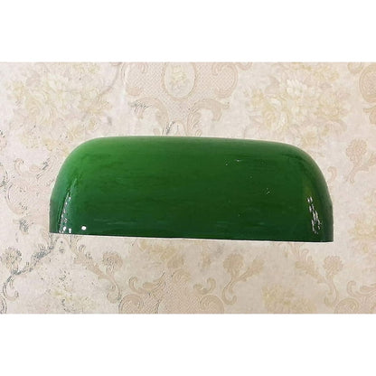 Replacement Banker's Lamp Shade, Table Lamp, Glass  Shade, Multicolor, Replacement Glass Shade, Glass  Shade For Desk Lamp Green.