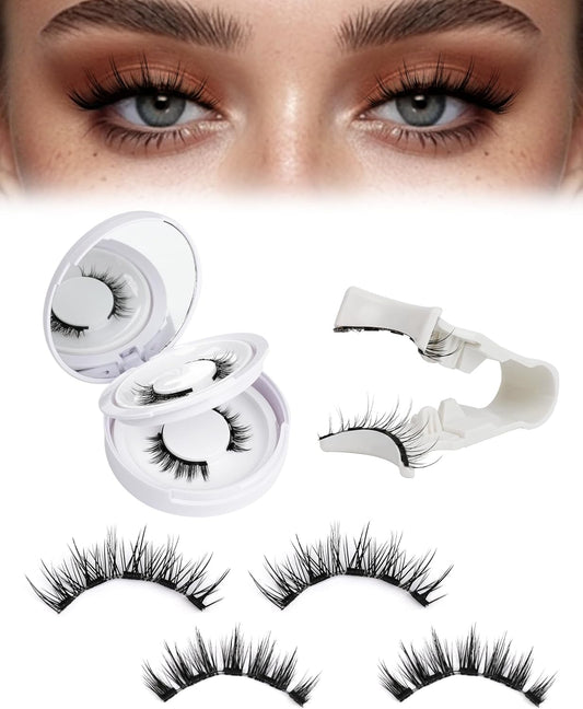 Magnetic Eyelashes Manga Lashes Natural Look, Easy To Wear And Remover, 2 P