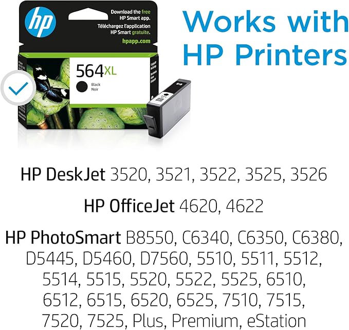 HP CN684WN#140 564XL High Yield Original Ink Cartridge Black