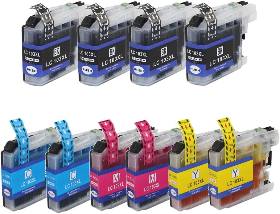 Ptone Cartridges LC103 XL, 10 Pack