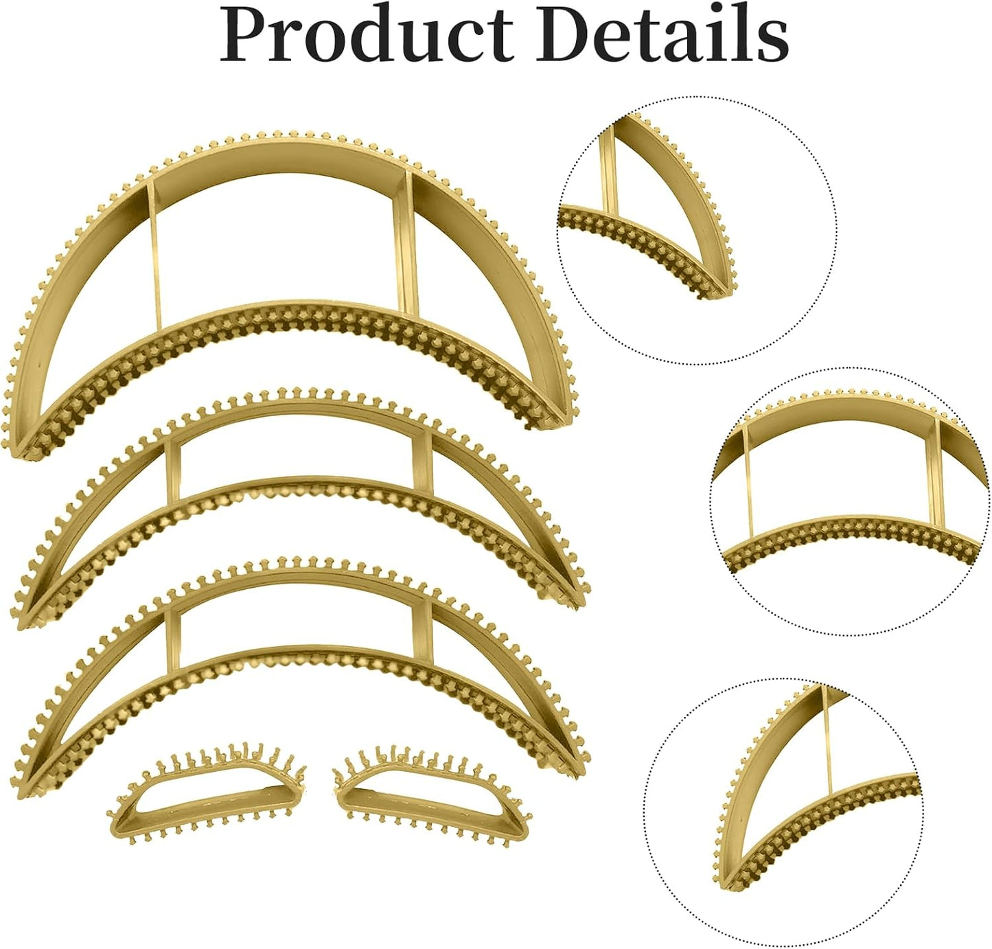 5 Pc Bump It Hair Accessory - Bump It Up Headband & Clips for Vol