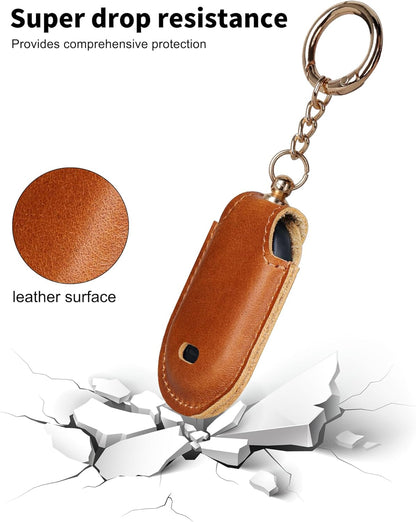 Feitenn for Samsung Smartag 2 case, Premium Genuine Leather Keych