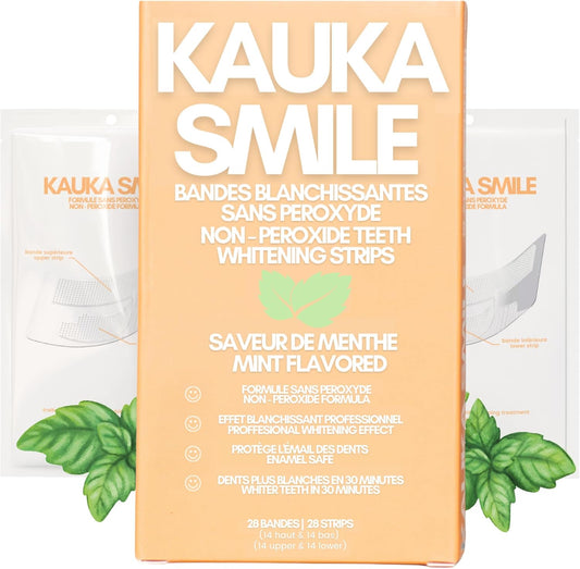 Kauka Smile Peroxide-Free Teeth Whitening Strips - Pain-Free Sens