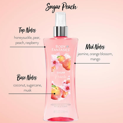 Body Fantasies Signature Sugar Peach by Parfums De Coeur