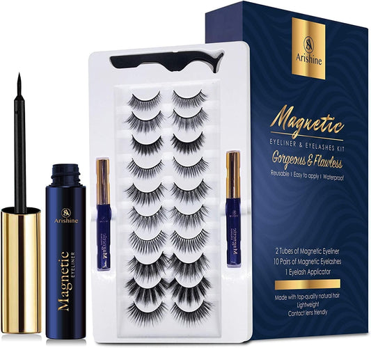 Magnetic Eyeliner and Lashes Magnetic Eyelashes Natural Look Kit