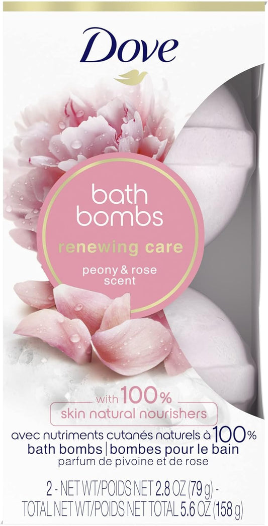 Dove Nourishing Secrets Bath Bombs to revive and rejuvenate Peony
