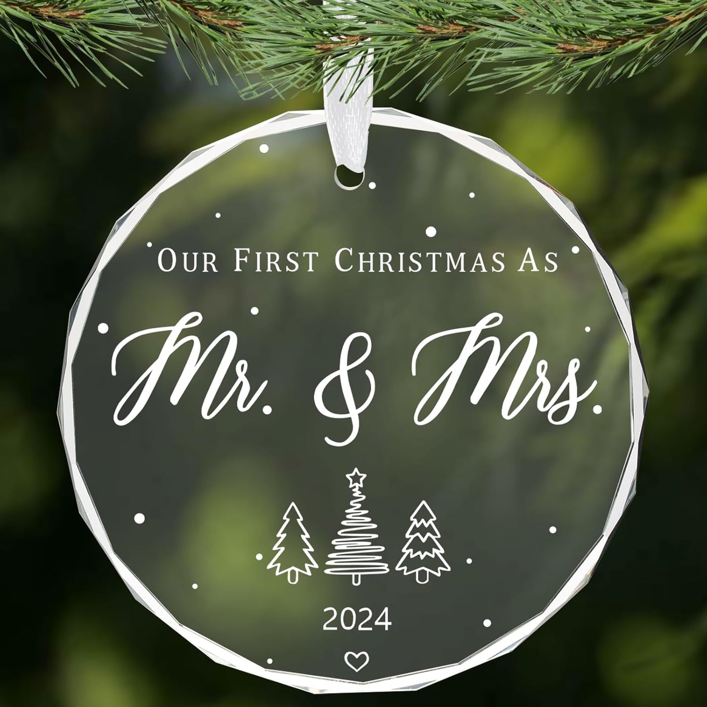 Wedding Gifts for Couple 2024 - Our First Christmas as Mr and Mrs, Engageme