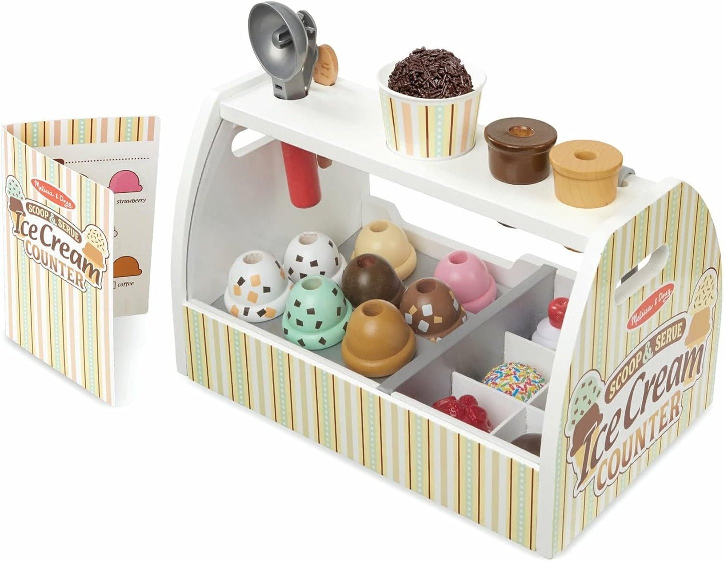 Melissa & Doug 737/8175 Scoop & Serve Ice Cream Counter