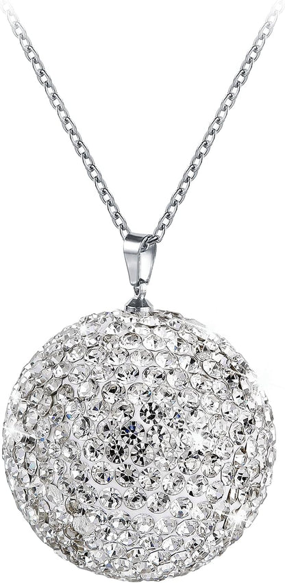 Joynaamn Car Mirror Hanging Accessories, Bling Rearview Mirror Charm for Wo