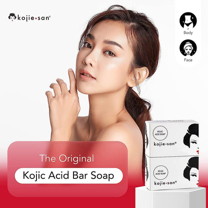 Kojie San Skin Brightening Soap - Original Kojic Acid Soap for Face & Body